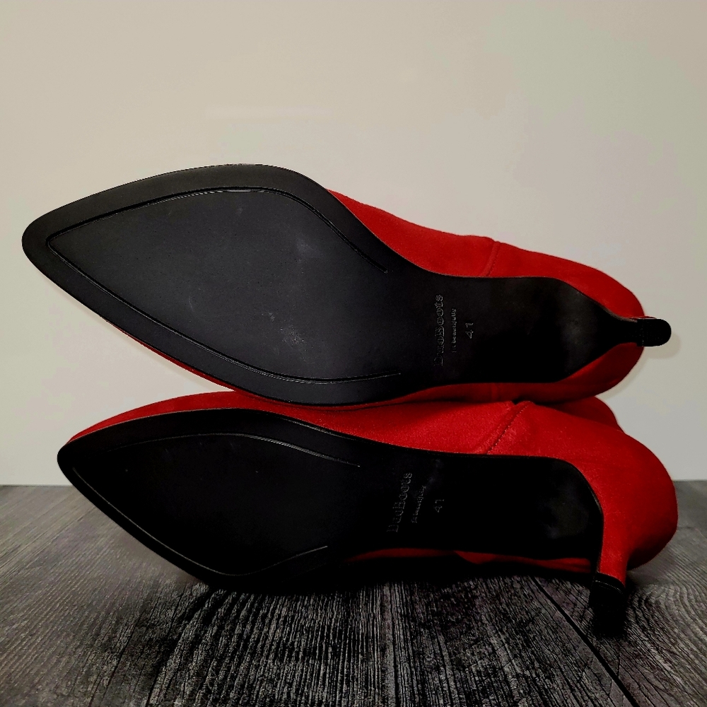 DuoBoots | Somerton Suede Boot, Red, Size 10 (EU 41) - Picture 6 of 7